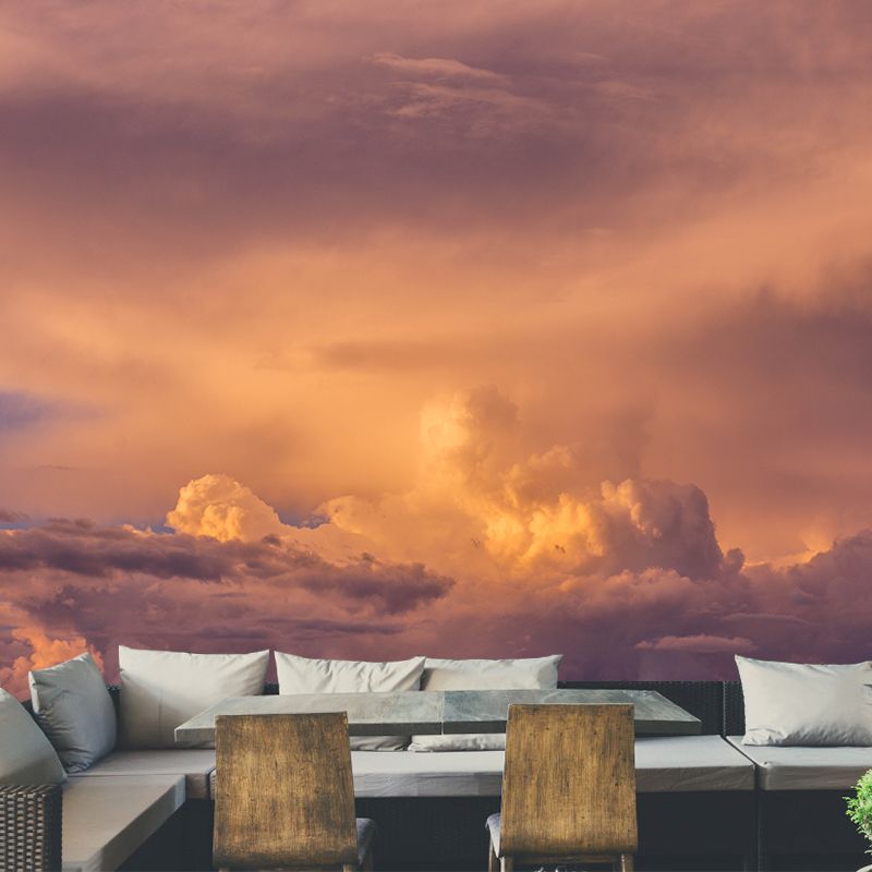 Creative Sky Cloud Wallpaper Mural Minimalistic Waterproof Bedroom Wall Decor