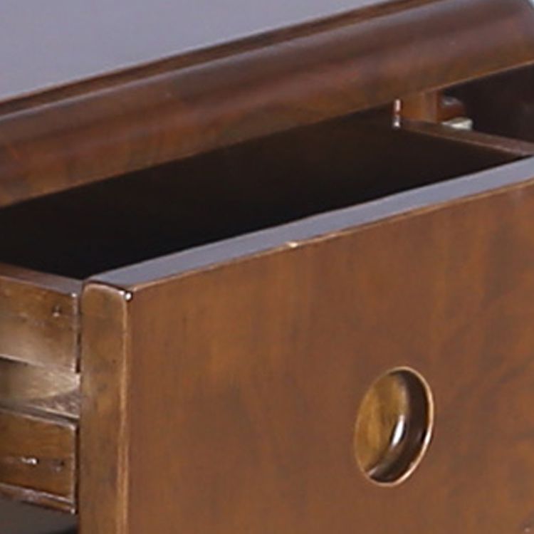 Solid Wood Table Mid-Century Modern Table with Pedestal Base,35.43"W x 51.18"L x 29.53"H