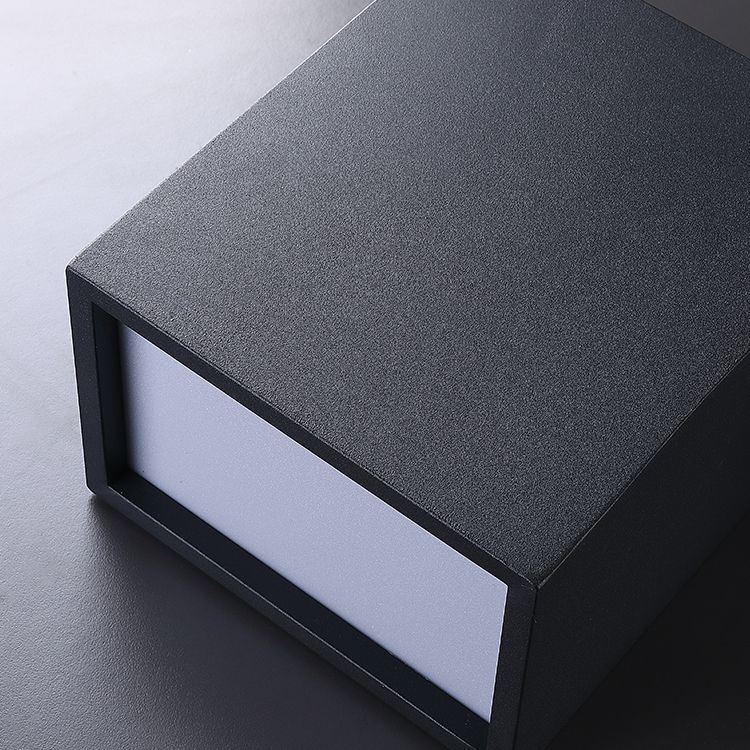 Lampada da soffitto geometrica acrilica LED in ferro laccato di semplicità moderna per corridoio