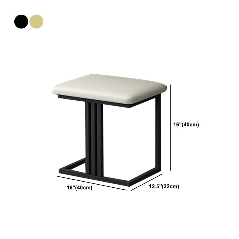 Bedroom Glam 2-Drawer Standing Storage Box Vanity Dressing Table