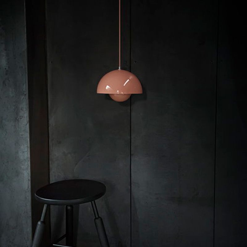 Modern Style Hanging Light Colorful Metal Shade Pendent Lighting Fixture for Dining Room