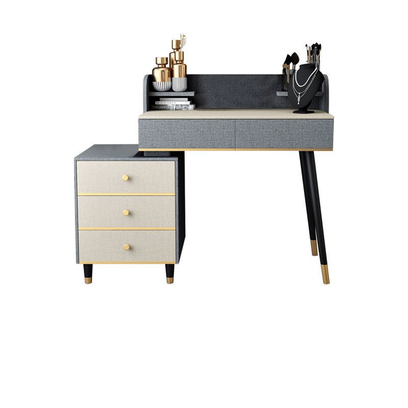 15.74" Wide Make-up Vanity with Drawer Modern Style Wooden Makeup Table