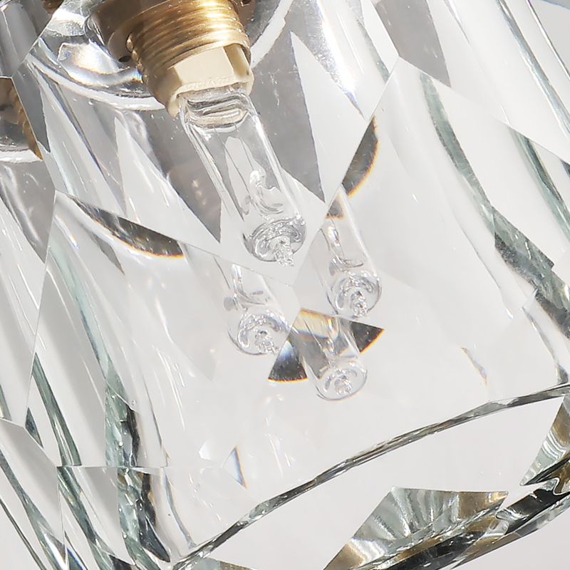 Luminaire de plafond en forme de boule noire, éclairage de plafond moderne en cristal