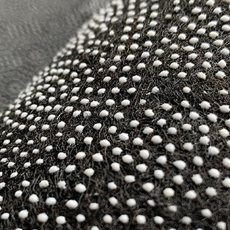 Schwarzer Vintage-Teppich, grafischer Polyester-Teppich, waschbarer Teppich für Heimdekoration
