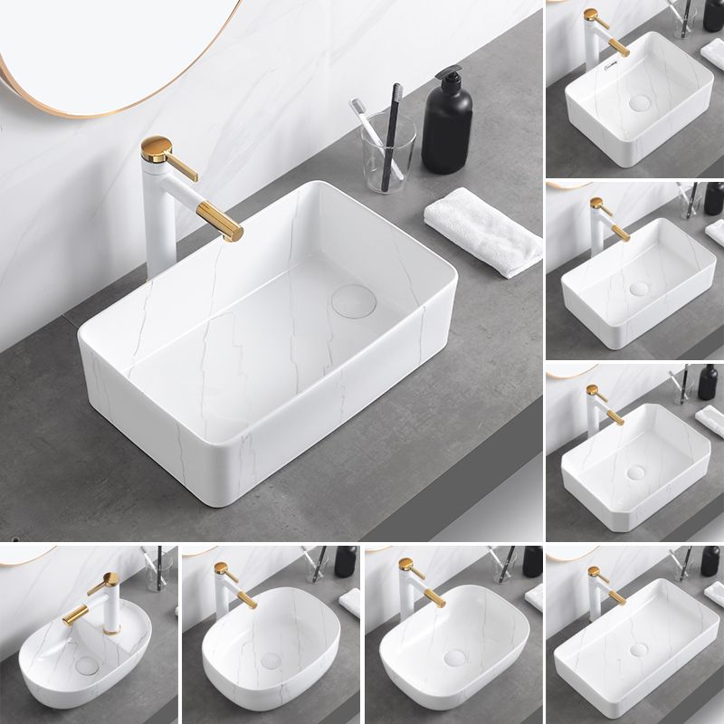 Classic Style Bathroom Sink Stainless Steel Dirt Resistant Bathroom Sink