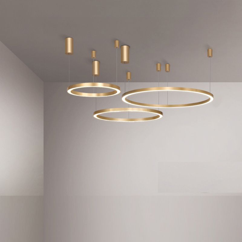 Orbiculaire metalen hanger verlichtingsarmaturen Minimale slaapkamerhangerverlichtingsarmaturen