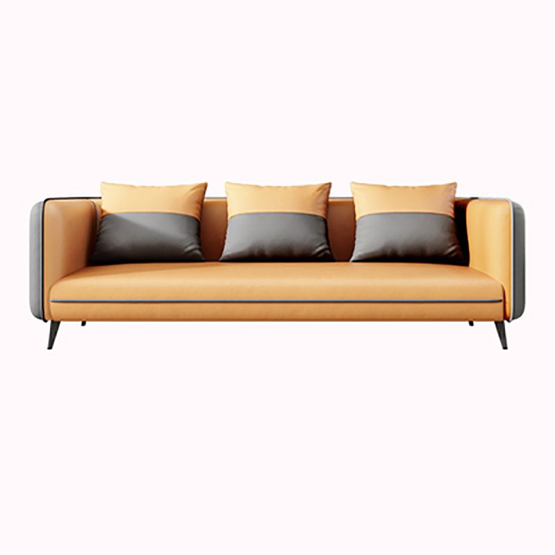 Modernes Büro-Smoking-Sofa mit Polsterkissen für Bonuszimmer, Wohnzimmer