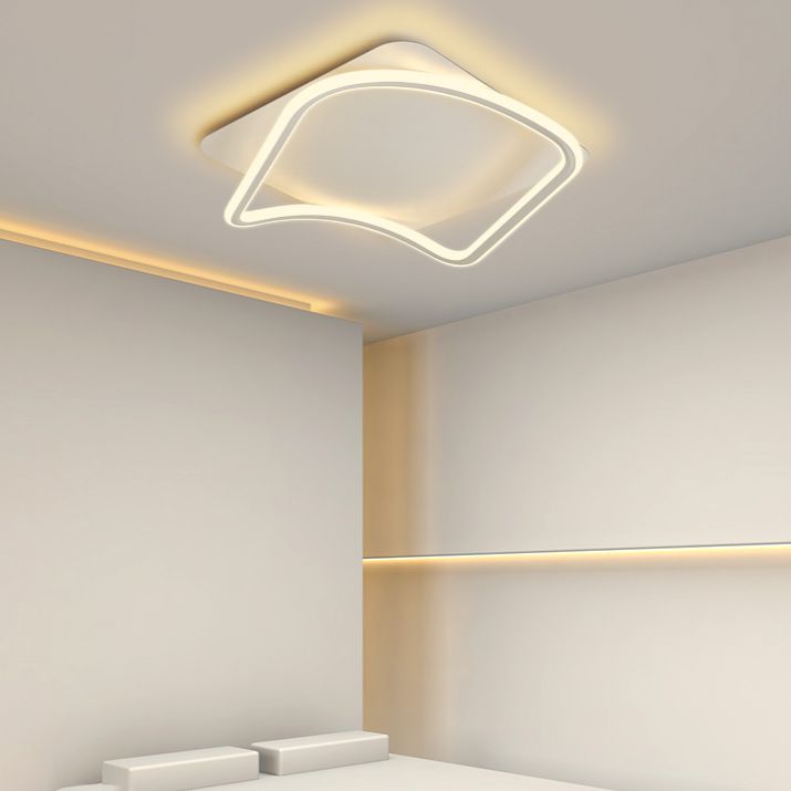 Plafonniers encastrés modernistes carrés Éclairage encastré à LED pour salon