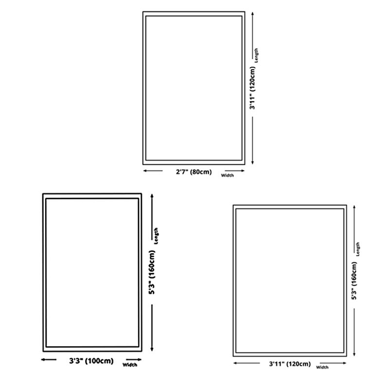 Leisure Geometric Rug Washable Simplicity Rug Stain Resistant Polyester Carpet for Home Decor