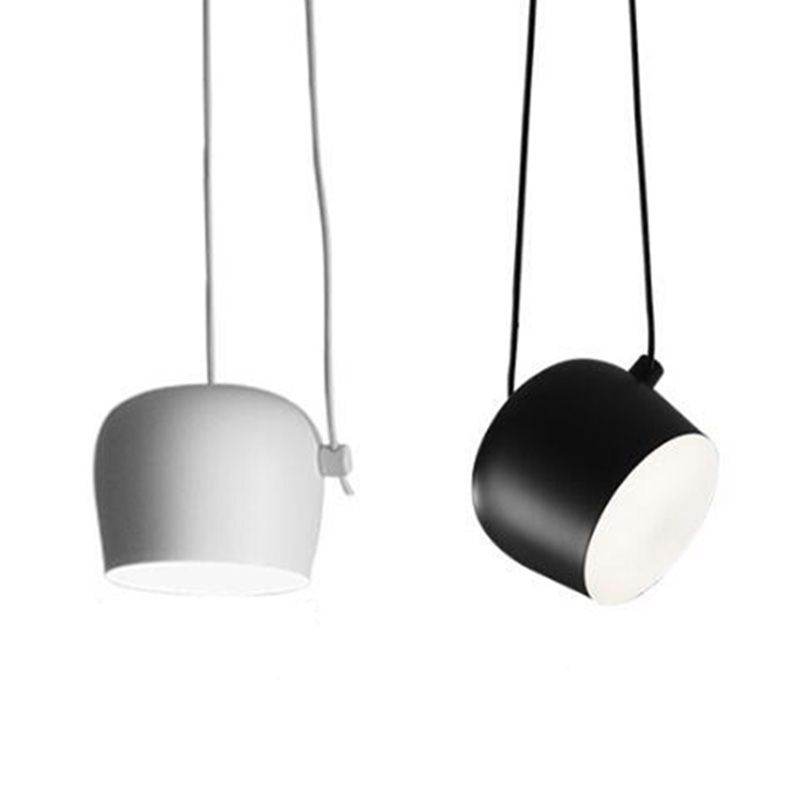 1 Light Bowl Pendant Lighting Modern Metallic Pendant Ceiling Lights for Restaurant