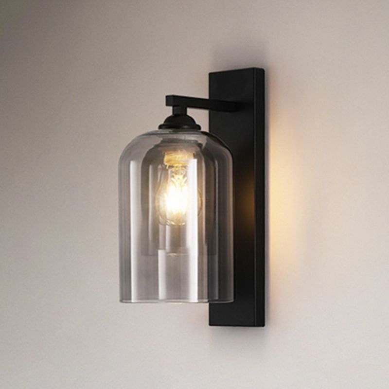 Exquisite Creative Wall Light Sconce Inner Glass Shade Wall Mount Light for Corridor Bedroom