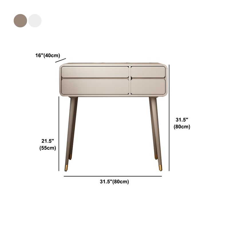 Bedroom Contemporary Storage Box Standing Vanity Dressing Table
