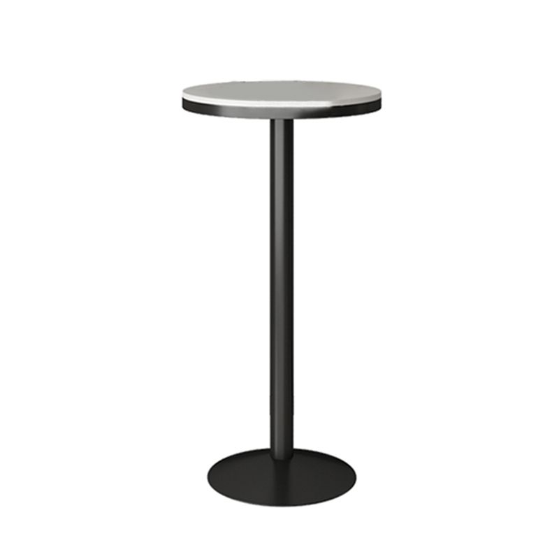 Modern Round Bar Table Set 1/3 Pcs Iron Frame Bar Table and Stools