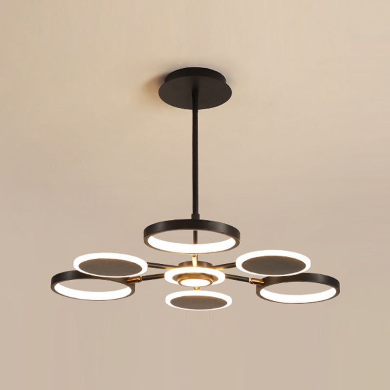 Lustres de lustre de style moderne