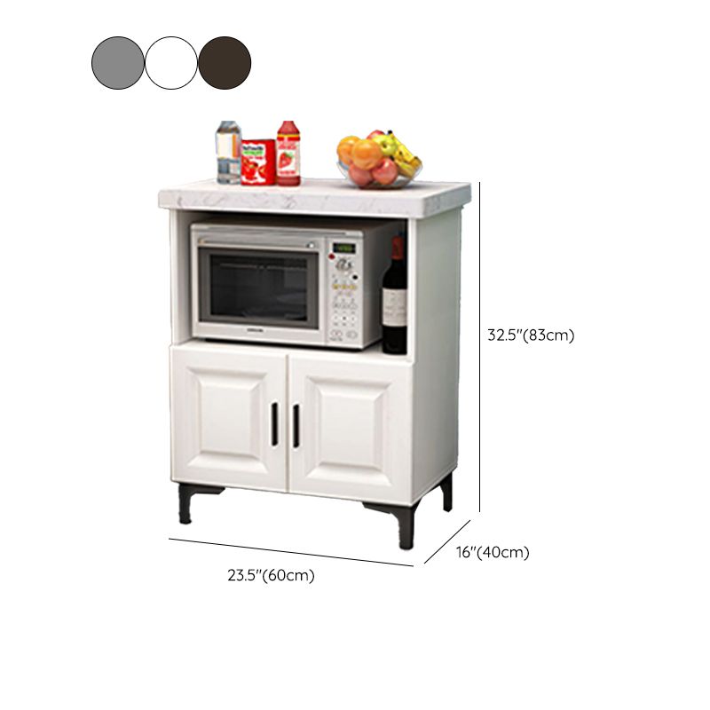 Modern Style Kitchen Island Table Double Sided Cabinet Kitchen Island