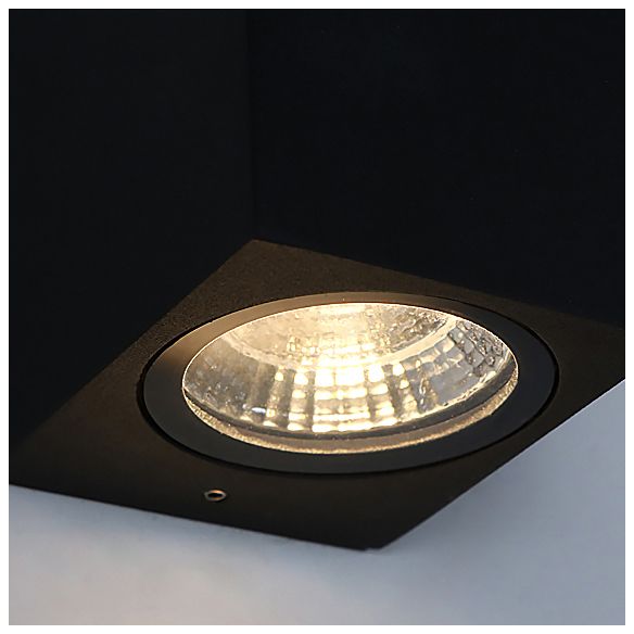 Lámpara de pared contemporánea doméstica arriba y abajo apliques de pared LED para el pasillo del porche