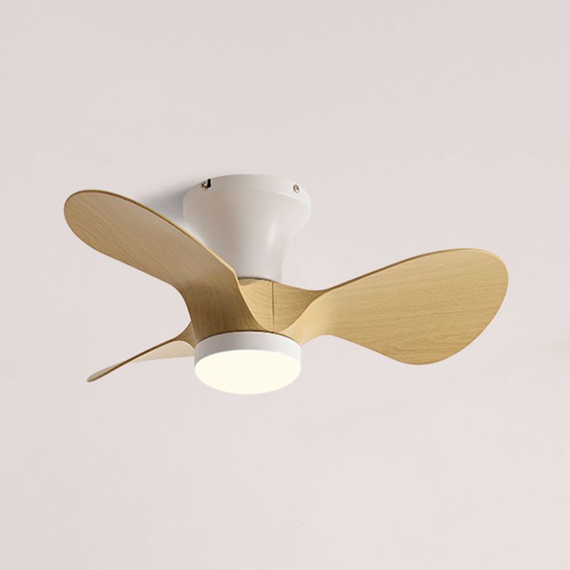 Fan Shape Metal Ceiling Fans Kid Style Single Light Ceiling Mount Fan Fixture