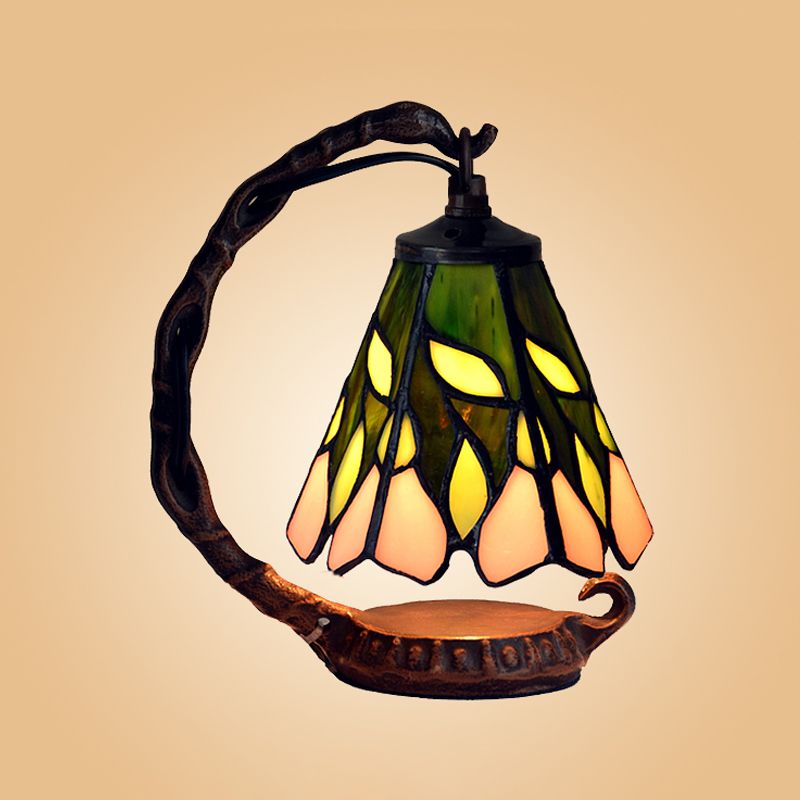 Tenue d'art tachée lampe de nuit ombragée