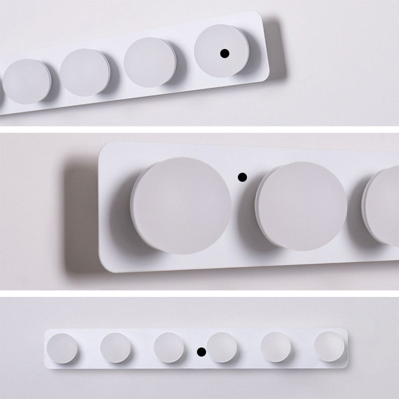 Moderne eenvoudige ijdelheid Mirror Licht LED BALL ACRYL TADE TADHE TADHADE BADKADE LACKING Ideeën