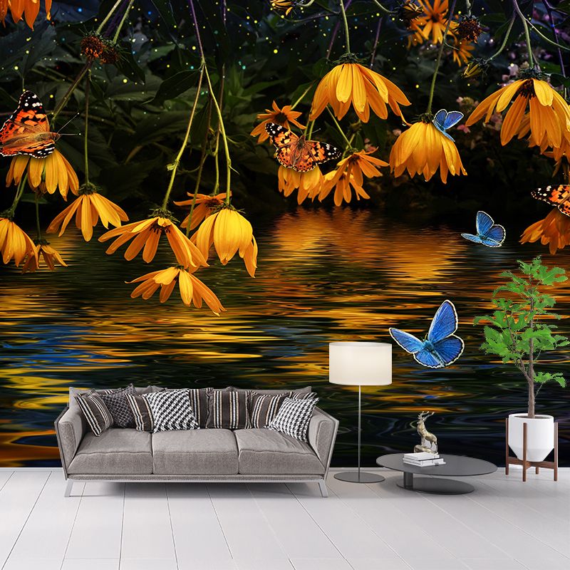 Environmental Wall Mural Wallpaper Plant Living Room Wall Mural