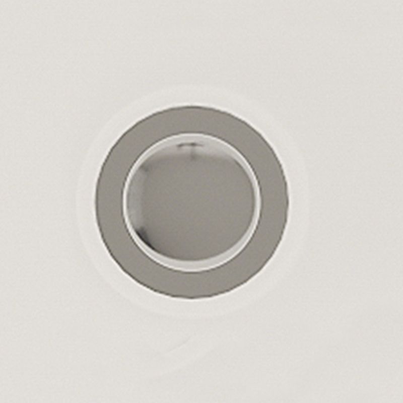 Contemporary White Acrylic Oval Bathtub Soaking Freestanding Tub