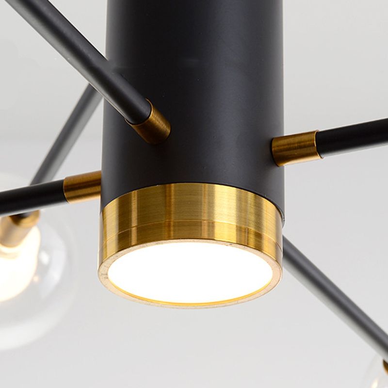 Multi Light Spherical Branch Hanging Lights Modern Style Glass Hanging Lighting for Study