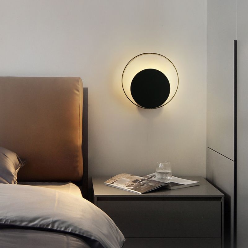 1/2-Light Black/Golden Bathroom Vanity Light Modern Unique Bath Bar