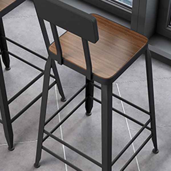 Solid Wood Counter Height Set Rectangle 1/2/5 Pieces Glam Pub Table Set