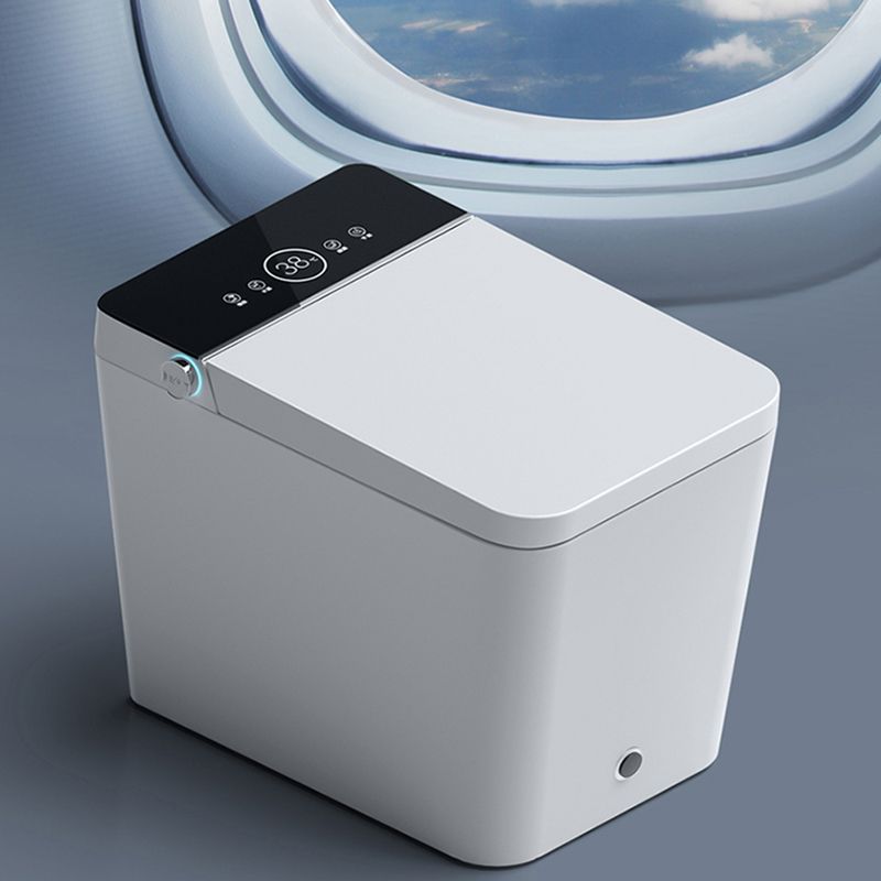 Modern Ceramic Flush Toilet Heated Seat Included Urine Toilet for Bathroom