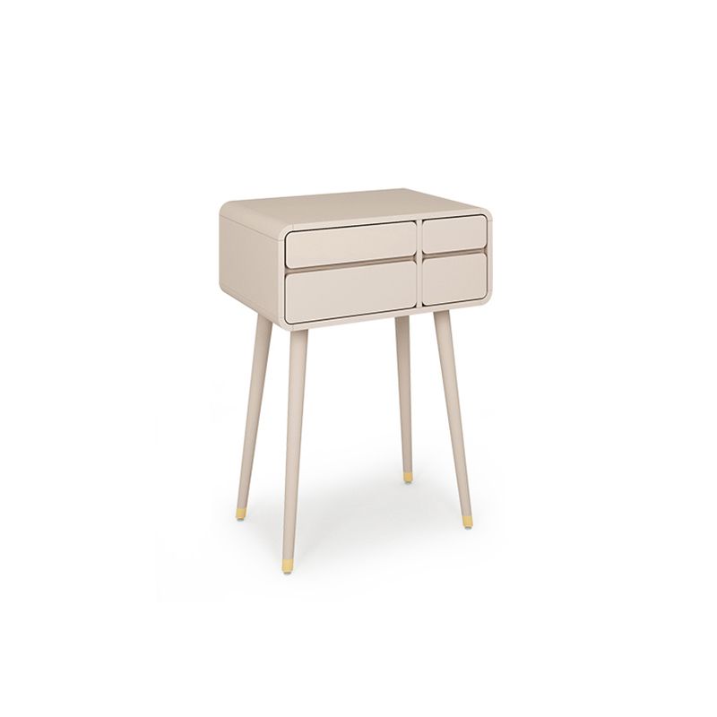 Modern Wooden Vanity Set with Stool for Living Room 31.5" High