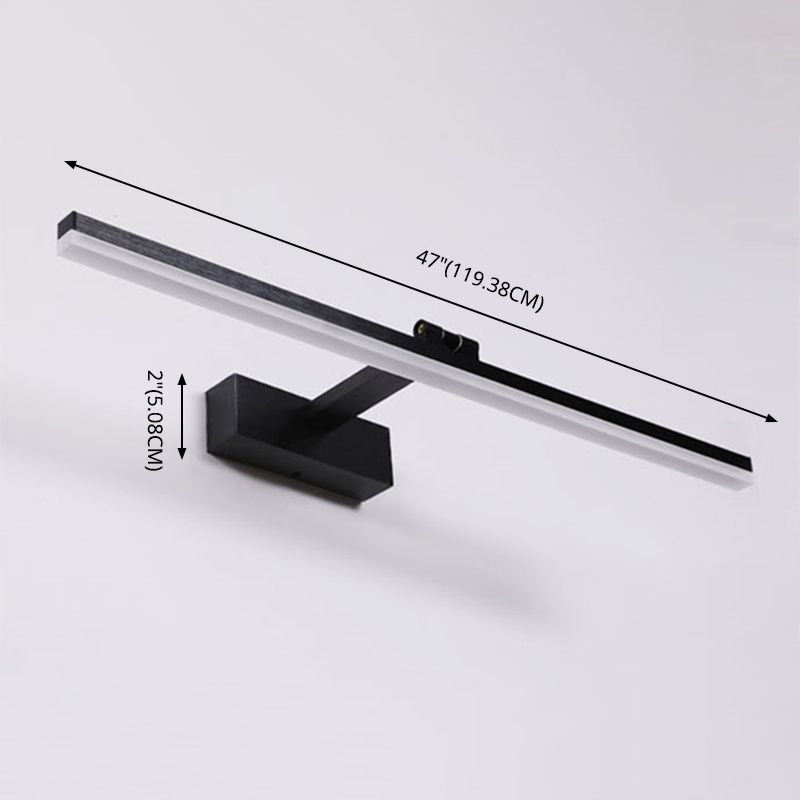 Modern Minimalist Style Linear Vanity Lighting Fixtures Acrylic Vanity Sconce