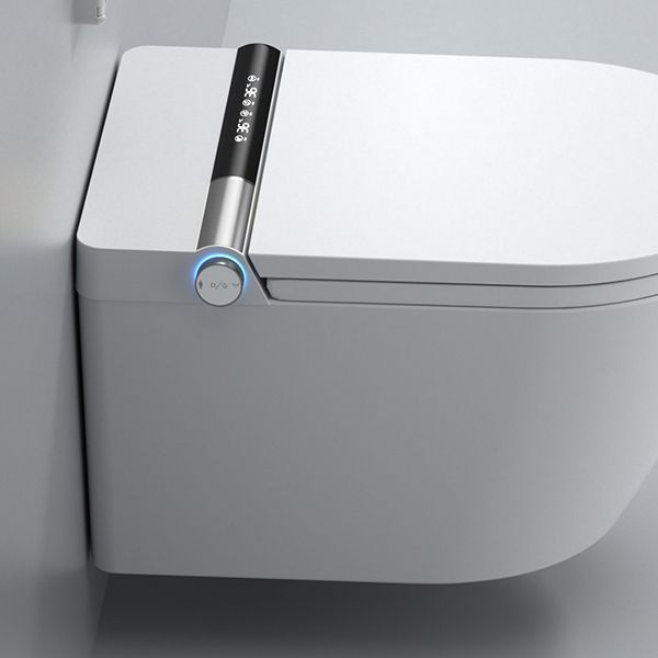 Foot Sensor Wall Hung Toilet Set Shatterproof Wall Mounted Bidet