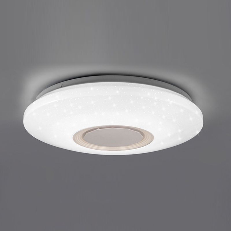 Modern Minimalist Style LED Flush Mount Ceiling Fixture Phone Control Light Bedroom Light