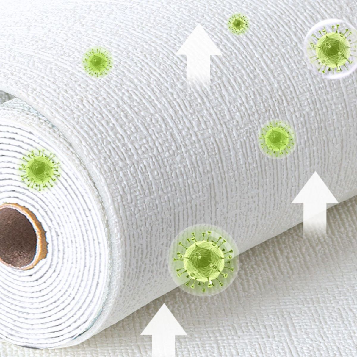 Modern Pearl Wainscoting Flax Wall Access Panel Peel and Stick Thicken Foam Baseboard