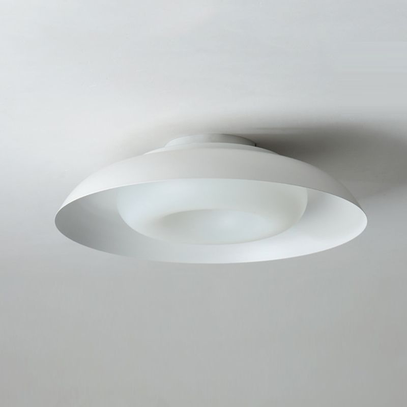 Contemporary Metallic LED Ceiling Light Simple Flush Mount Light Fixture for Bedroom