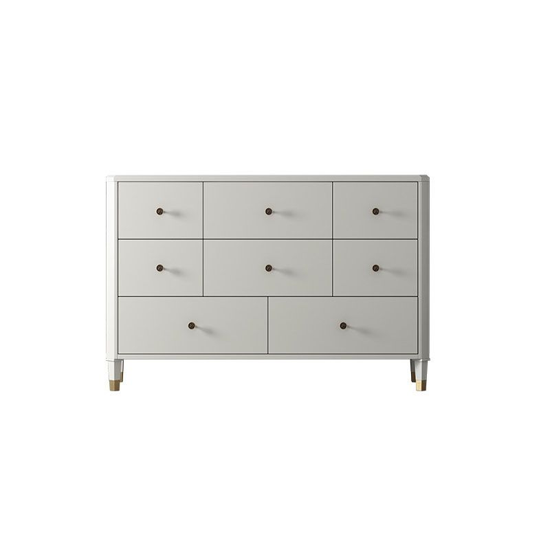 Classic Glam Storage Chest Solid Wood Dresser with 6/8/10 Drawers