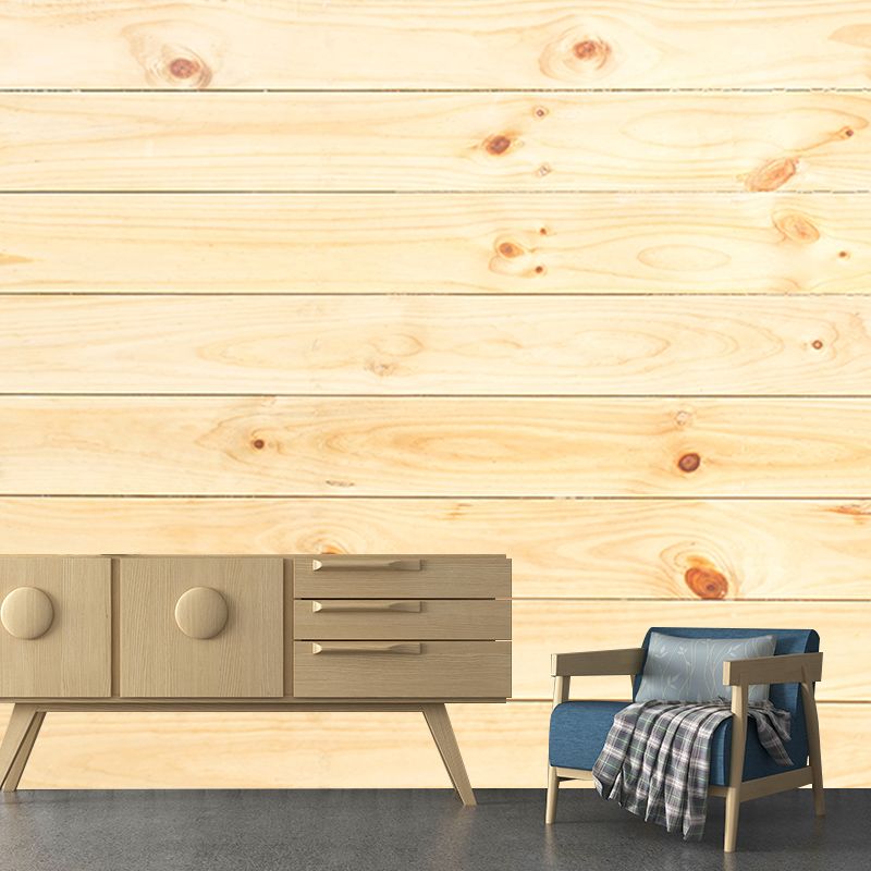 Wall Paper Murals Industrial Wood Grain for Bedroom, Personalized Size Available
