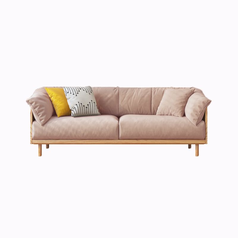 Modern Sofa Pillow Top Arm 33.4"W Sofa with 2 Pillows for Living Room