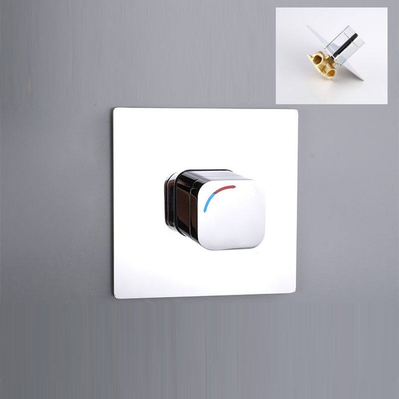 Wall Mounted Metal Waterfall Tub Filler Low Arc Bathroom Faucet