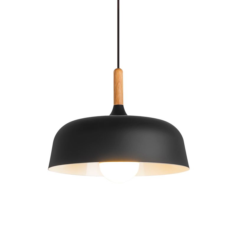 Cercle 1-Light Plafond Pendant Light Light Aluminium Lampe suspendue pour salle à manger