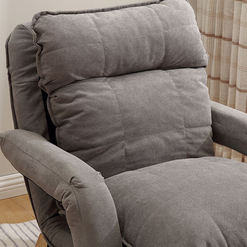 23.62" Wide x 27.95" Deep Convertible Chair with Basic Four Legs and Biscuit Back