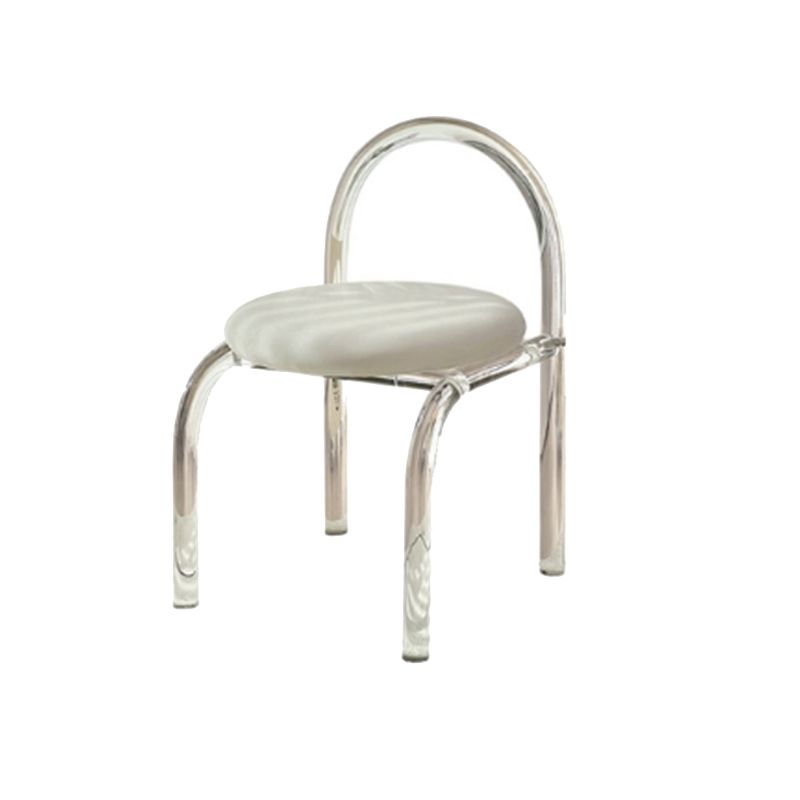 Modern 1/2/4 Pieces Dining Set Rectangle Acrylic Dining Table for Dining Room