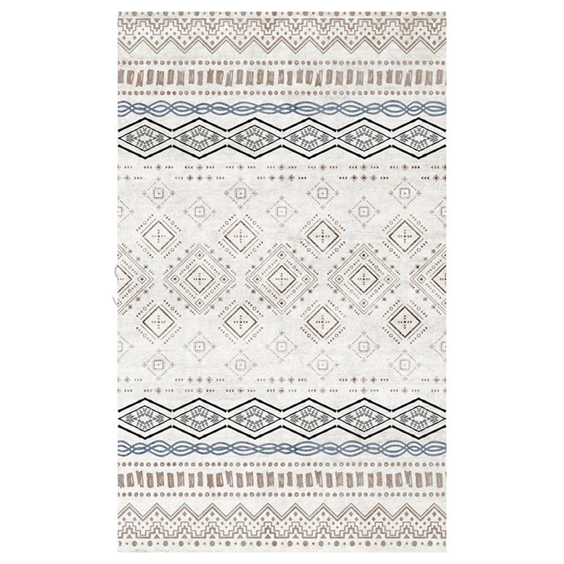 Tapis de dossier de bœuf Bohemian Simple Multicolor Tapis de support de secours de secours pour le salon