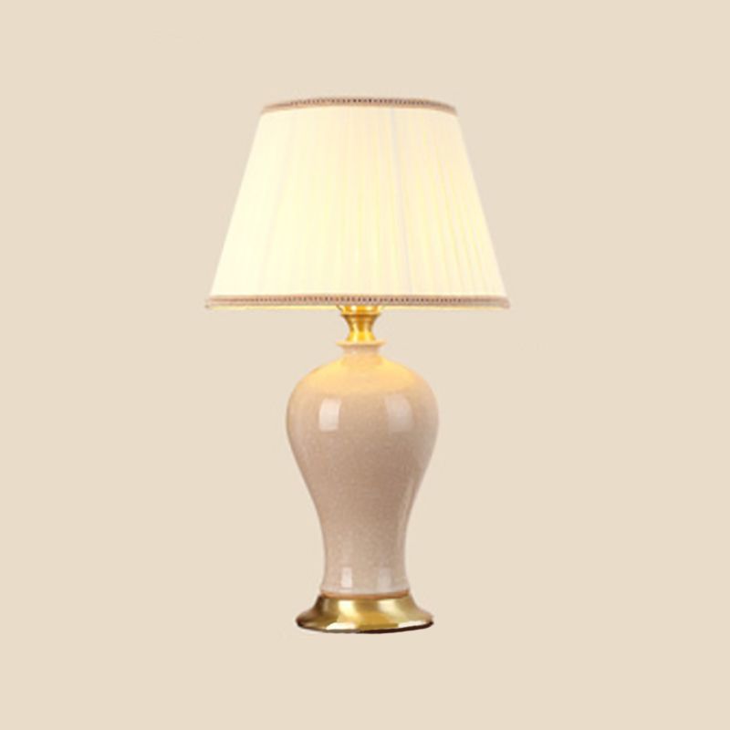 Éclairage de bureau de style moderne LAMPE DE SHADE DE SILK COLORF
