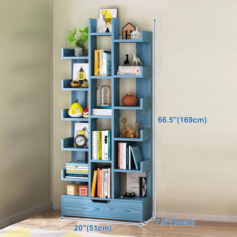 Bibliothèque de berceau de berceau d'ingénierie de style bibliothèque de style scandinave pour salle d'étude de bureau à domicile