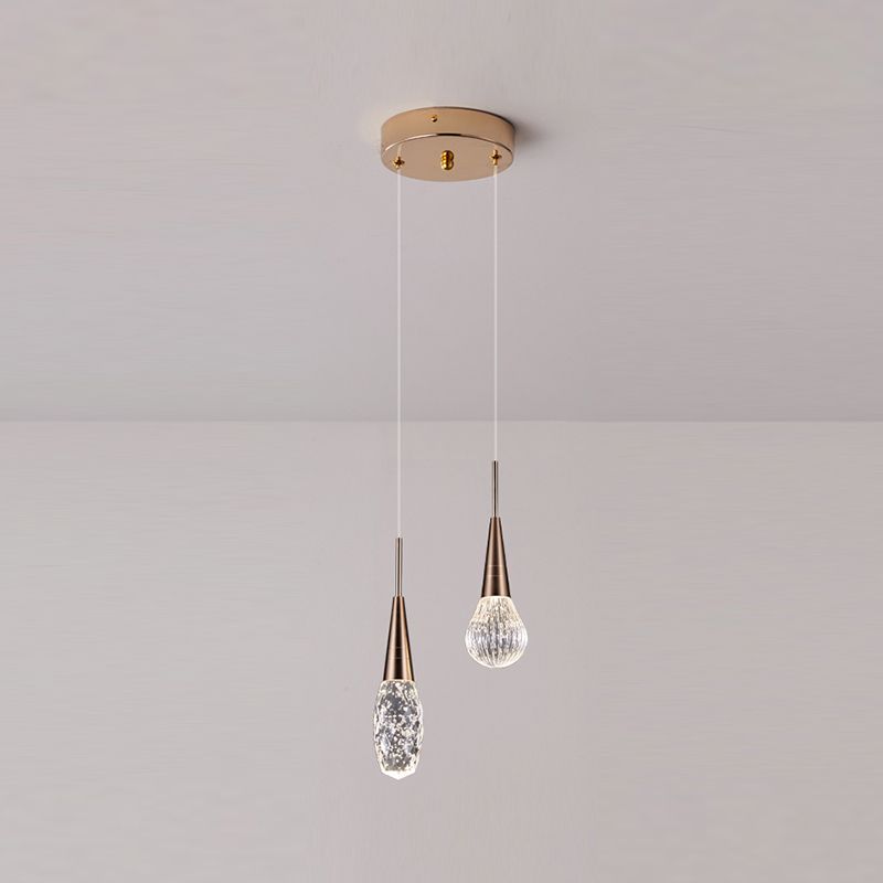 Lumières suspendues de ménage minimaliste