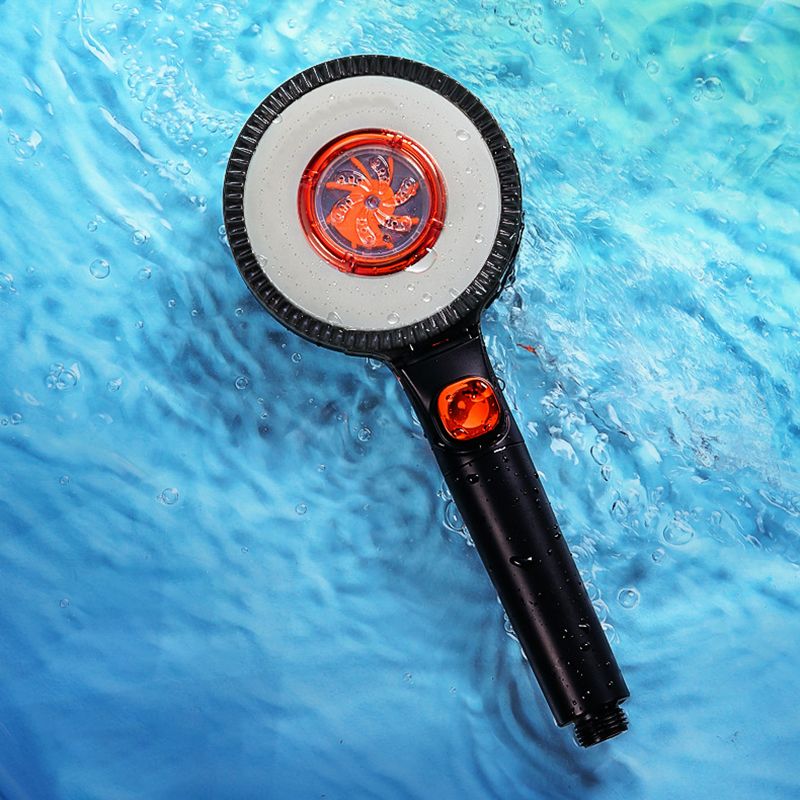 Modern Plastic Shower Head Adjustable Water Flow Handheld Shower Head
