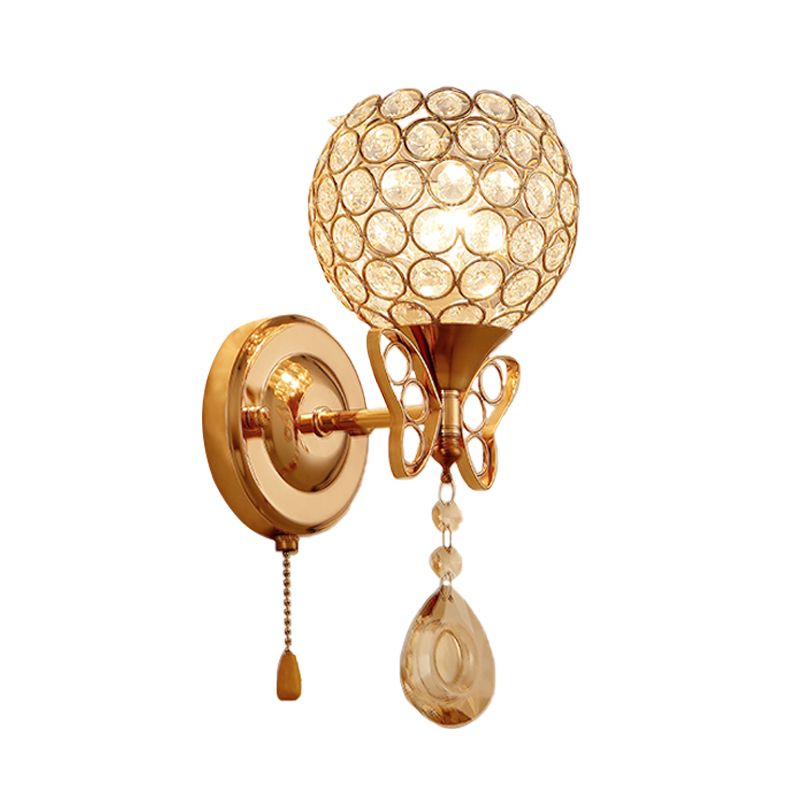 Luminaire mural intégré à cristaux mondiaux LAMPE DE MONTRE MUR MORBE MORB MORBE MODBE