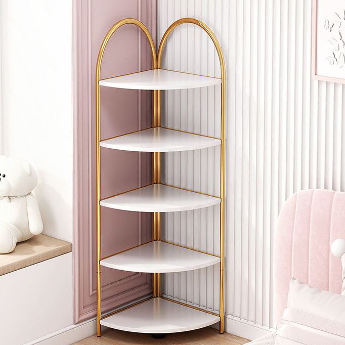 Modern Metal Shelf Bookcase Open Shelf Book Shelf for Living Room