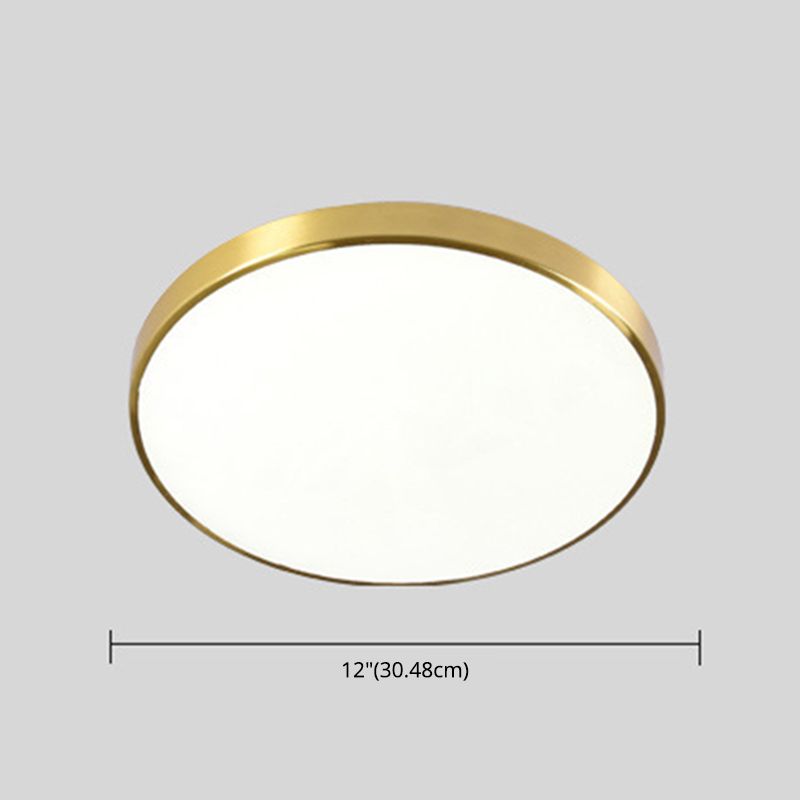 Circular Led Flush Mount Ceiling Light Fixtures Modern Acrylic Flush Light